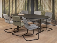 Vergadertafel Tendenz 220X110cm Ellips