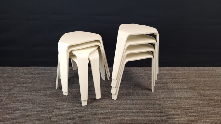 3 stuks design bijzetkruk Brunner