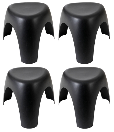 Vitra Elephant stool Zwart (2e hands)