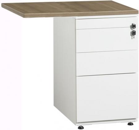 Retour sur Caisson HB 80x60cm avec caisson 3 tiroirs