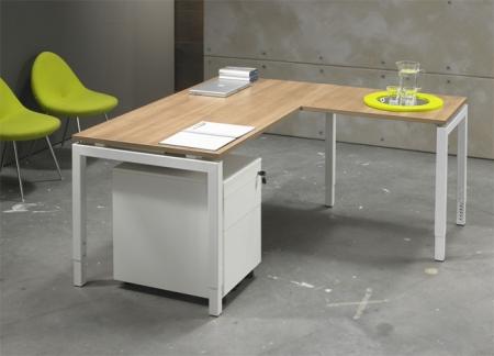 Aanbouwtafel 4Q-White 80x60cm