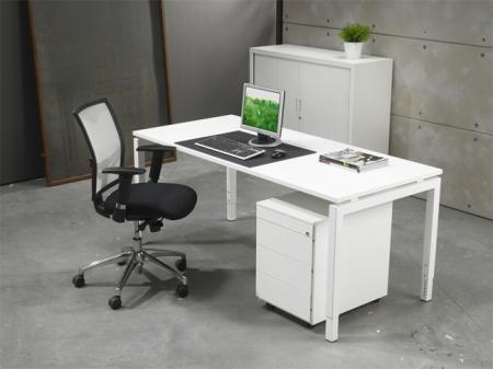 Bureautafel 4Q-White 160x80cm