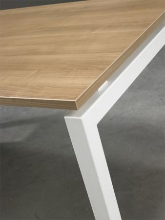 Vergadertafel 4Q-White 320x160cm