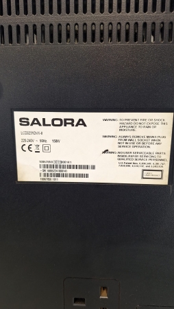 TV SALORA zonder ophangsysteem