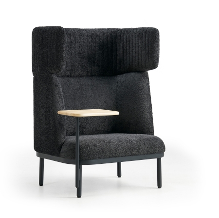 Canapé lounge acoustique 1 place avec option table