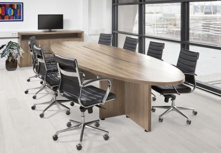 Manager ovale tafel 420x138cm 