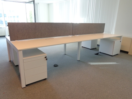 Workbench Pami 3600 x 1600 wit (Meerdere kleuren wandjes)