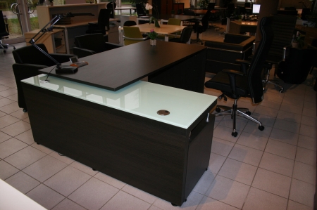 L-Bureau Direct-it 230x172cm antraciet