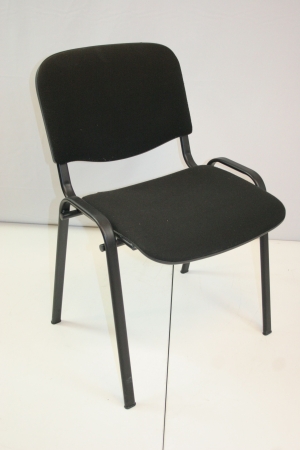Bezoekersstoel ISO zwart