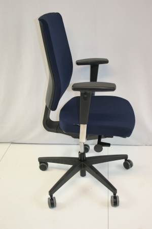 Ergonomische bureaustoel Osmoz Typer 1 (Dauphine) donkerblauw