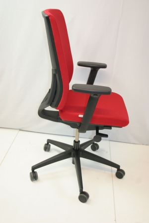 Ergonomische bureaustoel Osmoz Typer2 (Dauphine) rood