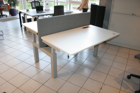 Elektrisch in hoogte verstelbare Duoworkbench Ahrend 1600