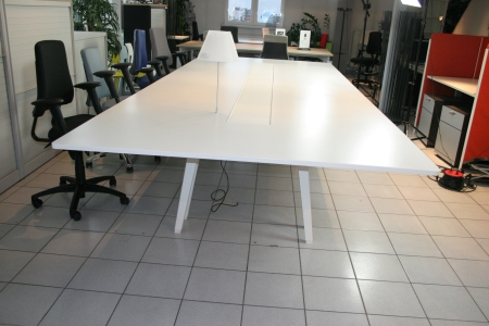 Vergadertafel/workbench Vitra Joyn 5200 x 1800