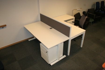 Bureau Robberechts 1600 x 800 wit met ladenblok