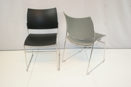 Design draadstoel Casala Curvy Grijs (2e hands)