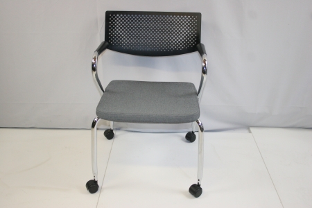Chaise de conférence Vitra Visaroll 2 Gris (2ème main)