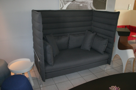 Vitra Alcove 2 seater Antraciet