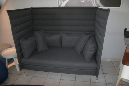 Vitra Alcove 2 seater Antraciet