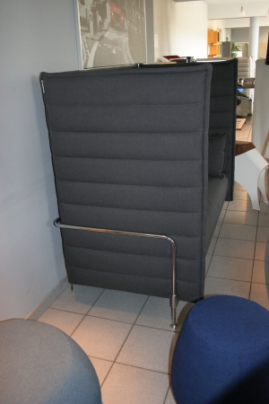 Vitra Alcove 2 seater Antraciet