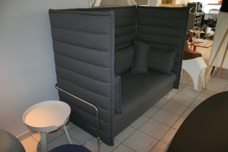 Vitra Alcove 2 seater Antraciet (2e hands)