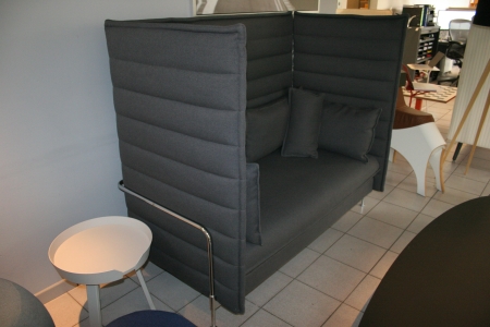 Vitra Alcove 2 seater Antraciet