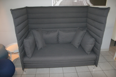 Vitra Alcove 2 seater Antraciet (2e hands)