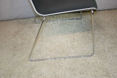 Design bezoekersstoel BULO TAB Chair Antraciet