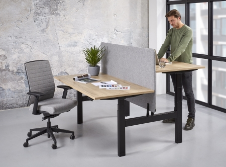 Zit/sta duo Business elektrisch 2 x (140x80 cm)
