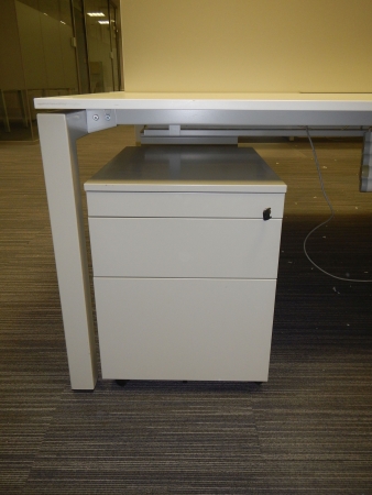 Bureau Pami 3000 x 900 gris-blanc