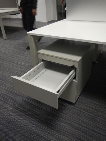 Bureau Pami 3000 x 900 gris-blanc