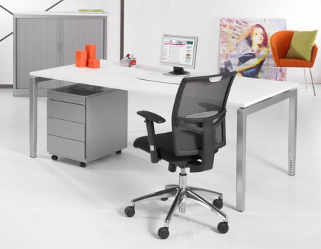 Bureautafel Q-bic 180cm, 90cm diep