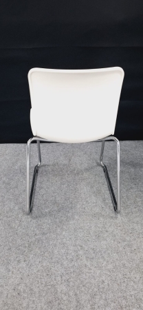 Design bezoekersstoel Vitra HAL Wit (2e hands)
