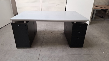 Directiebureau Bulo M166 alu decor