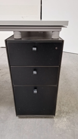 Directiebureau Bulo M166 alu decor