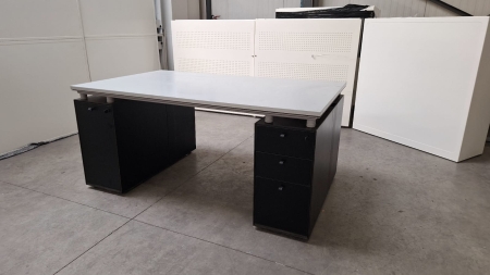 Directiebureau Bulo M166 alu decor