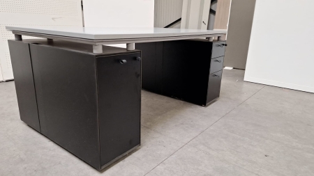 Directiebureau Bulo M166 alu decor