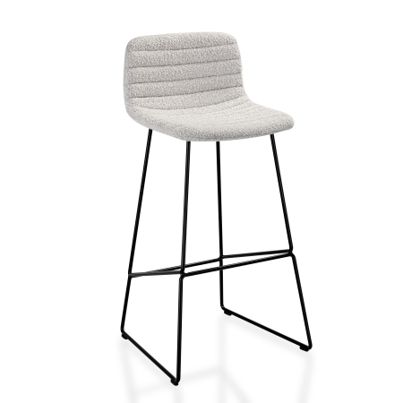 Barstool 609T in bouclé stoffering