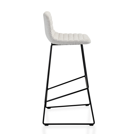 Barstool 609T in bouclé stoffering
