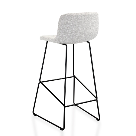 Barstool 609T in bouclé stoffering