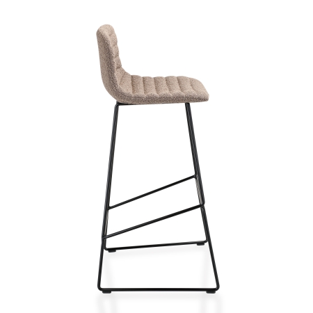 Barstool 609T in bouclé stoffering