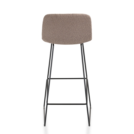 Barstool 609T in bouclé stoffering