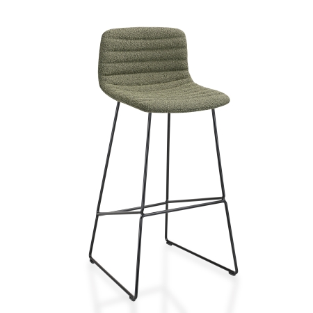 Barstool 609T in bouclé stoffering