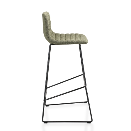 Barstool 609T in bouclé stoffering