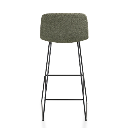 Barstool 609T in bouclé stoffering