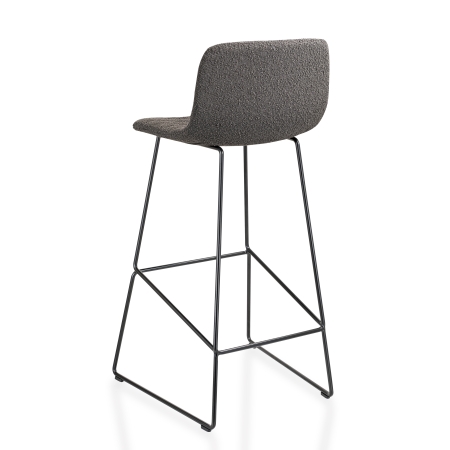 Barstool 609T in bouclé stoffering