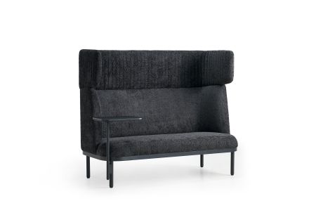 Akoestische loungebank 2-zits met tafeloptie