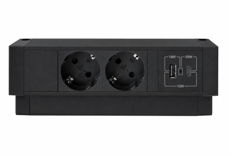 Opbouw powerdock zwart of wit