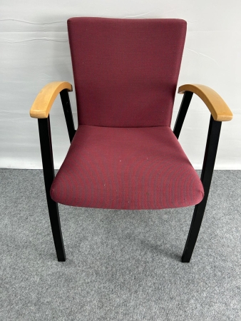 10 stuks bezoekersstoel Kinnarps Rood/Grijs (2e hands)