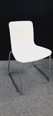 Design bezoekersstoel Vitra HAL Wit (2e hands)