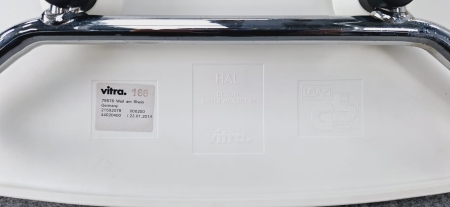 Design bezoekersstoel Vitra HAL Wit (2e hands)